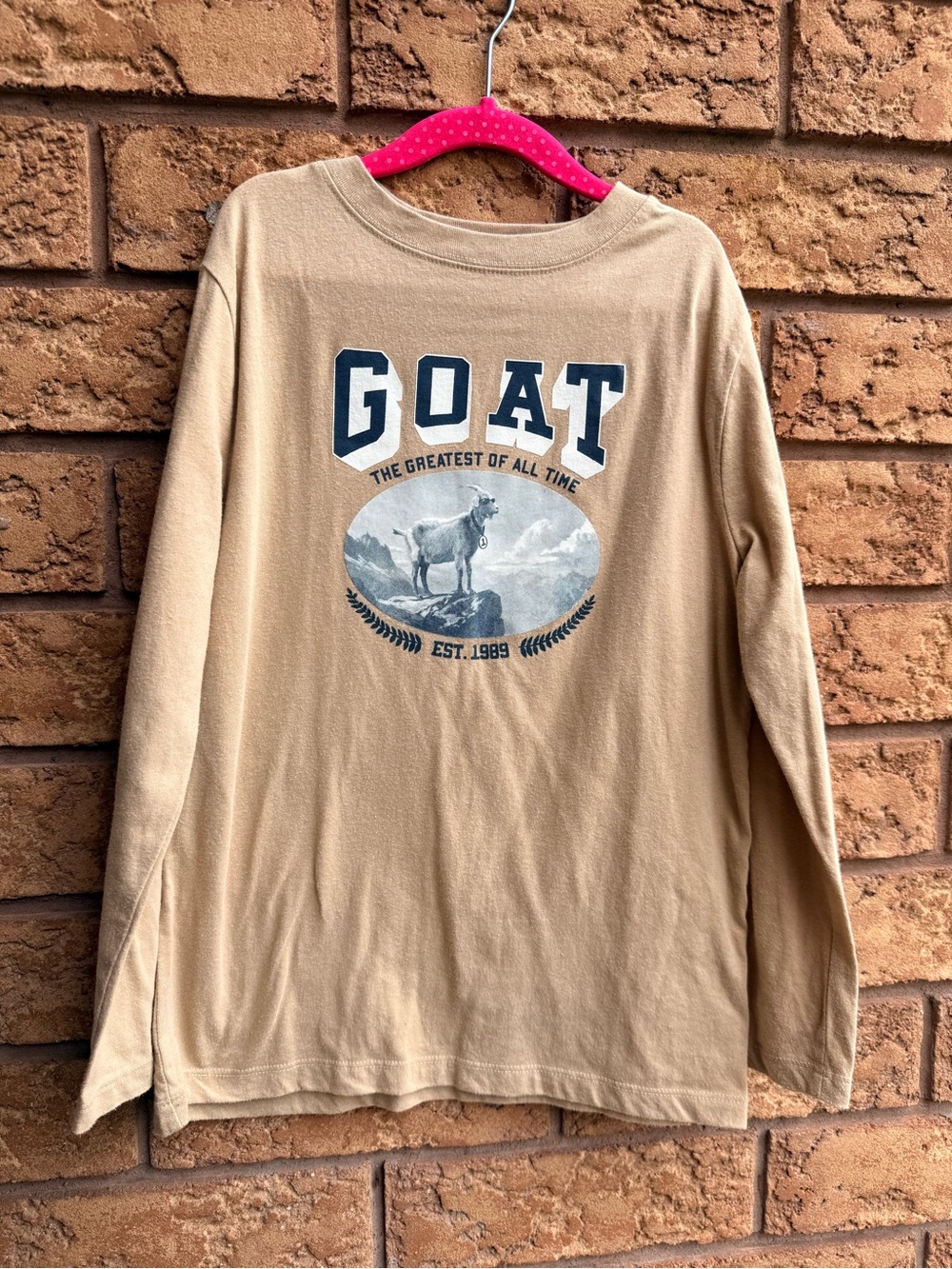 💫10/$25 • Carters “Goat” Cotton Graphic Long Sleeve Top